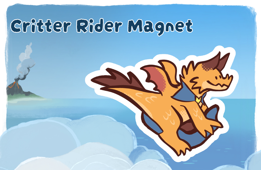 Critter Rider Magnet