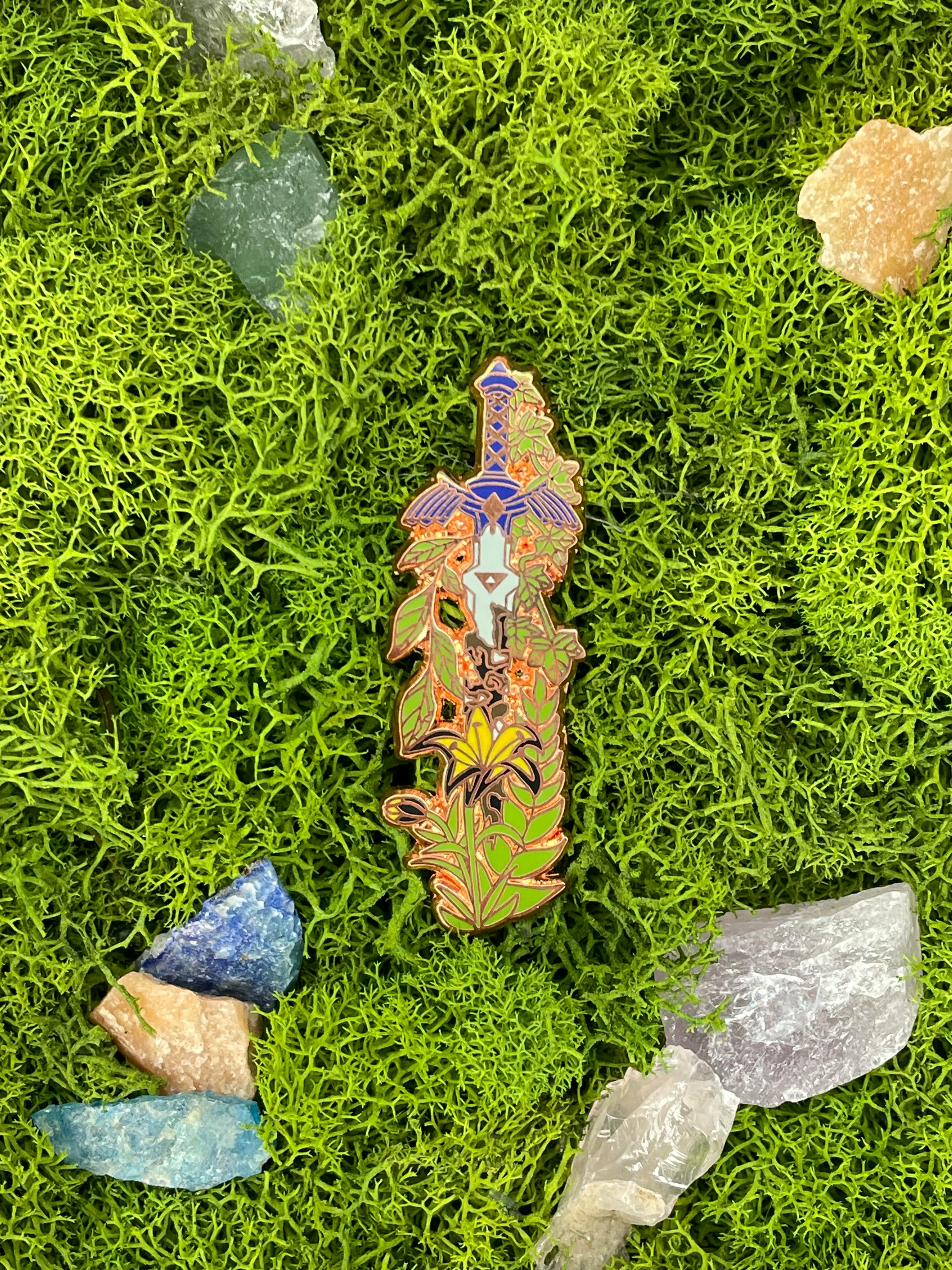 Copper Decayed Master Sword Enamel Pin