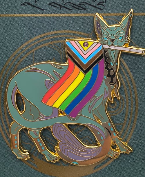 Kalymos pride pin