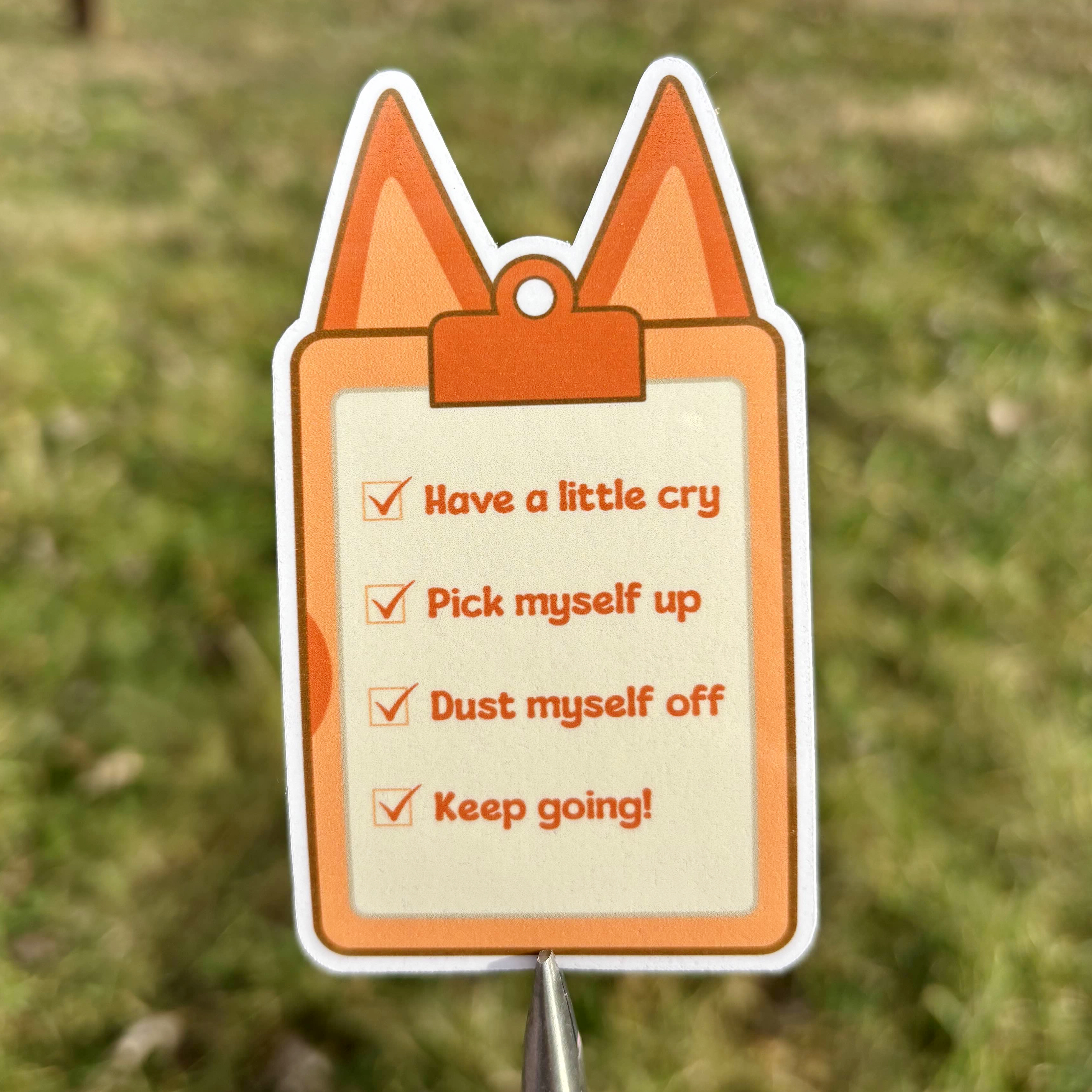 STICKER: Bingo Checklist