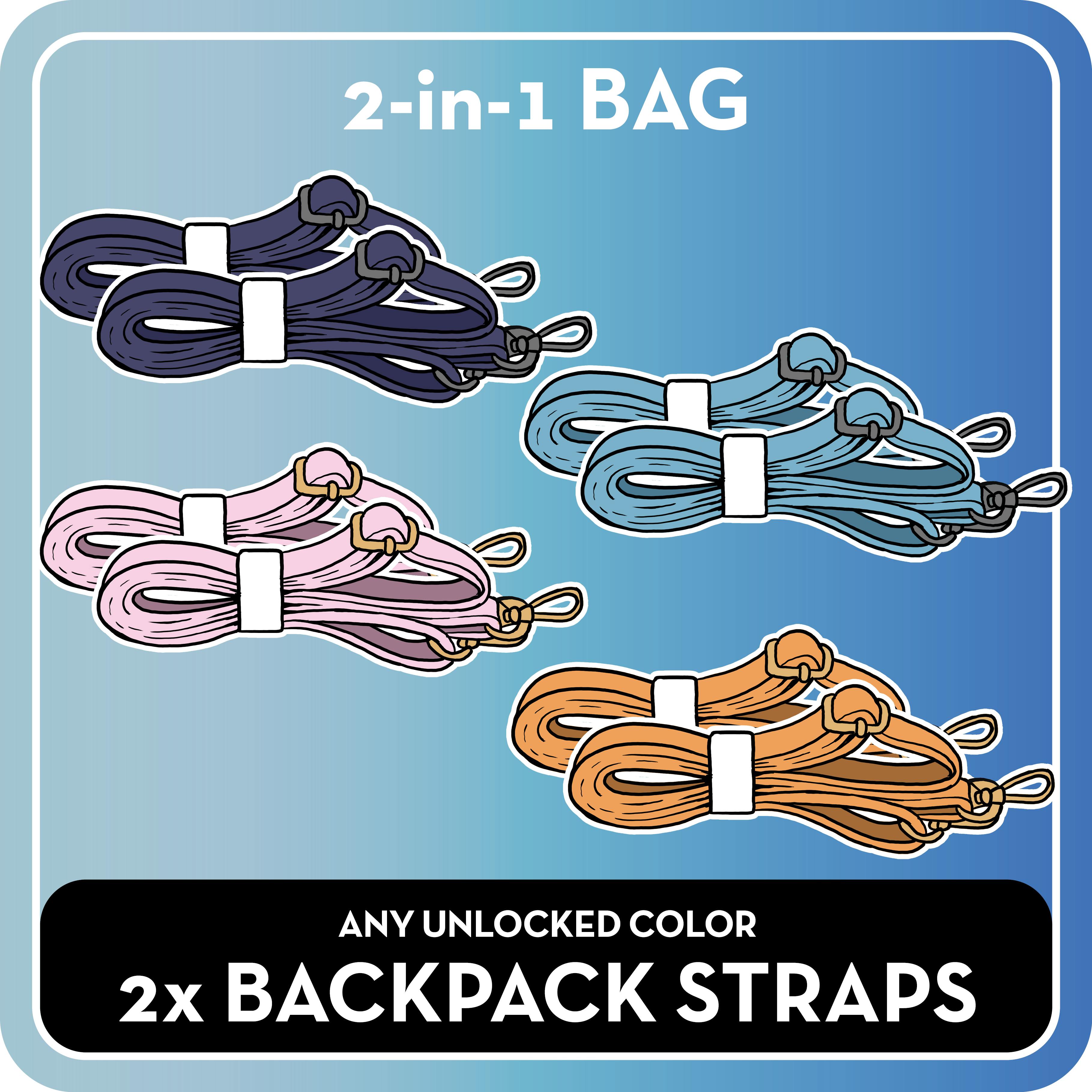 Extra Backpack Strap Set (2-in-1 Ita Bag)