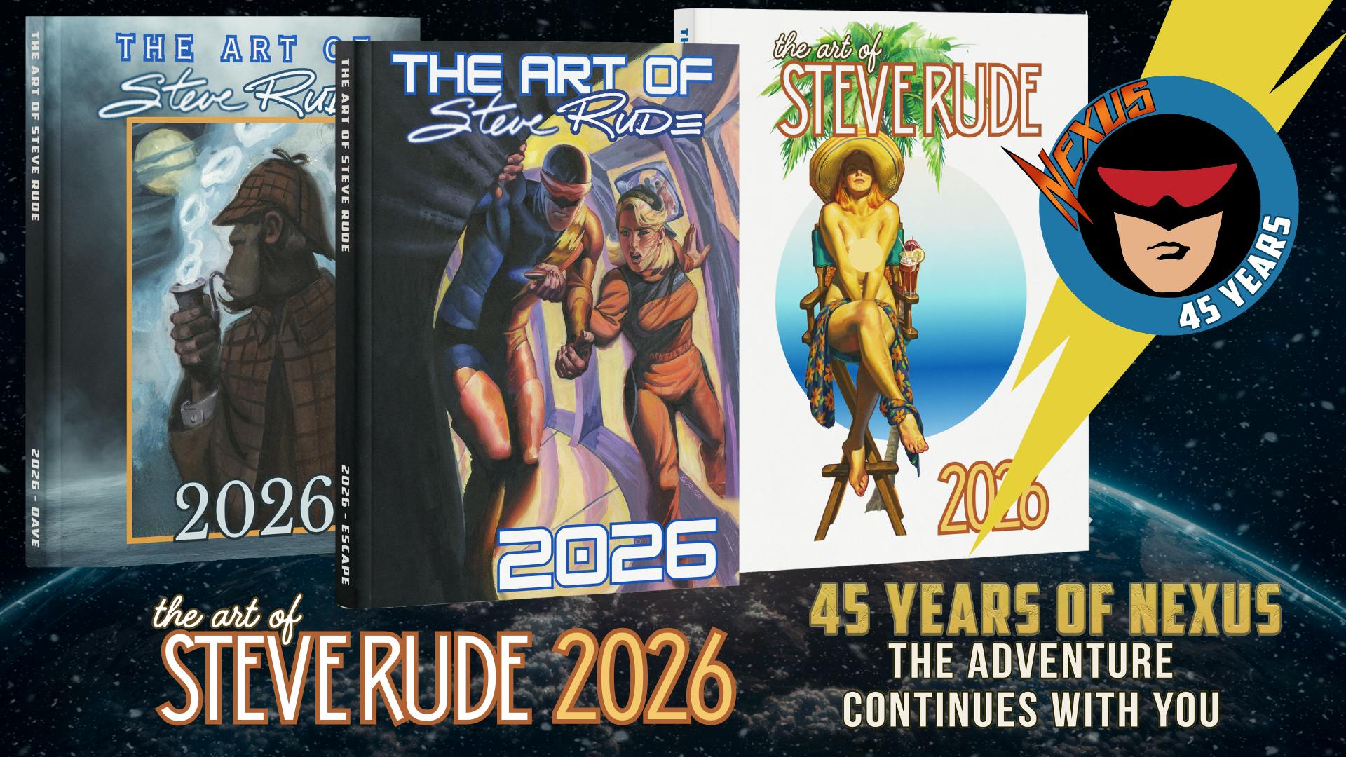 The Art of Steve Rude 2026 — Inside the Nexus Studio - BackerKit