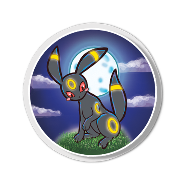 Night fox sticker