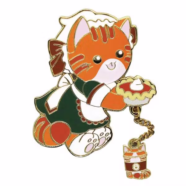 Pawmpkin Spice Latte Purrsona Pin