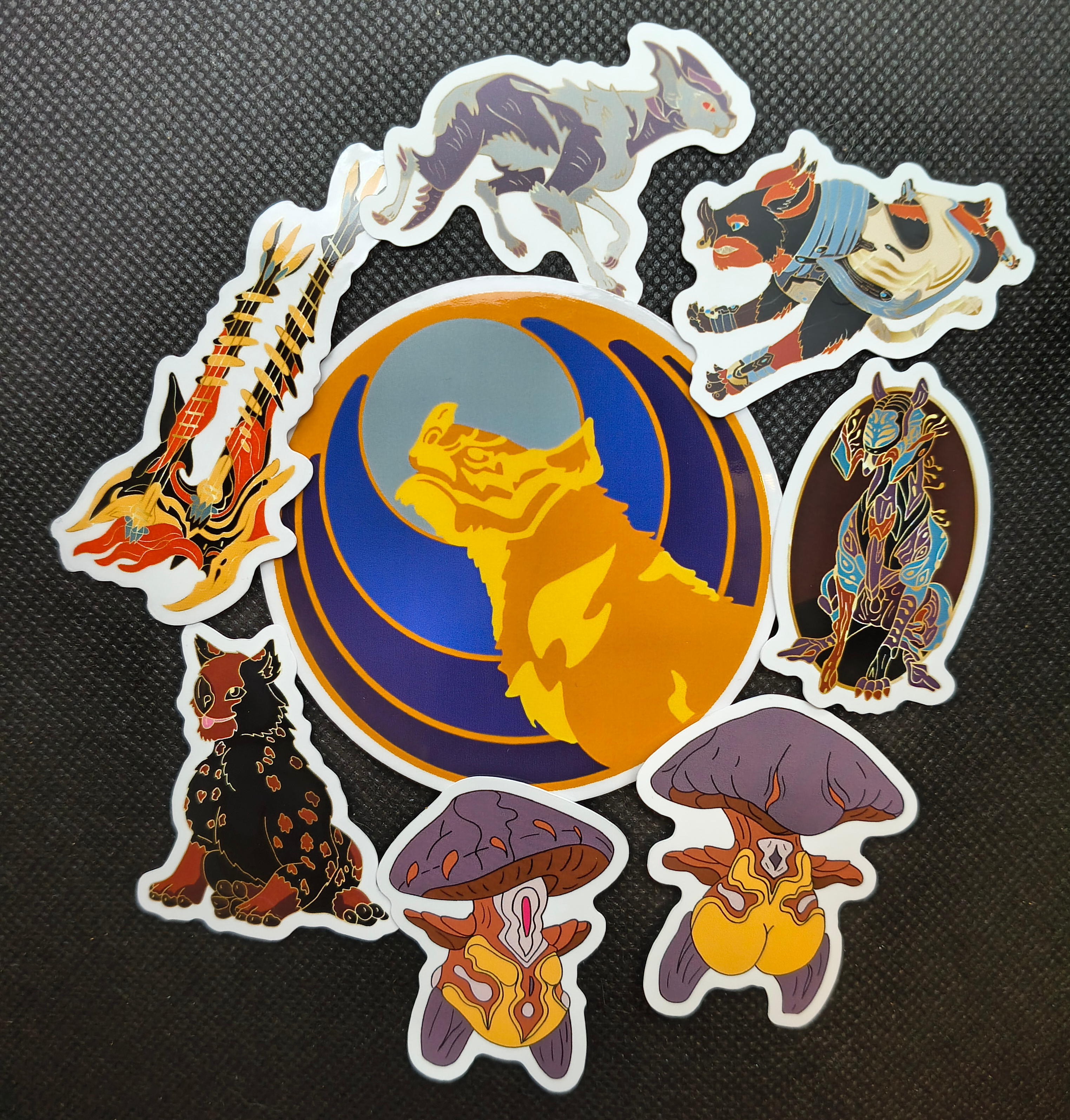warframe companion sticker set
