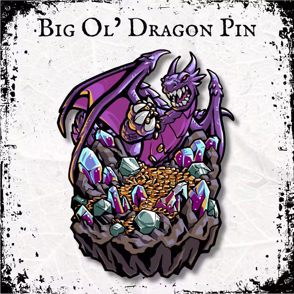 Big Ol' Dragon Pin