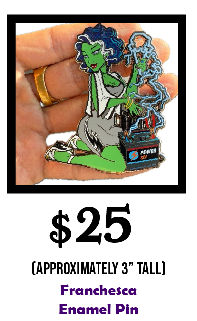 Franchesca Enamel Pin