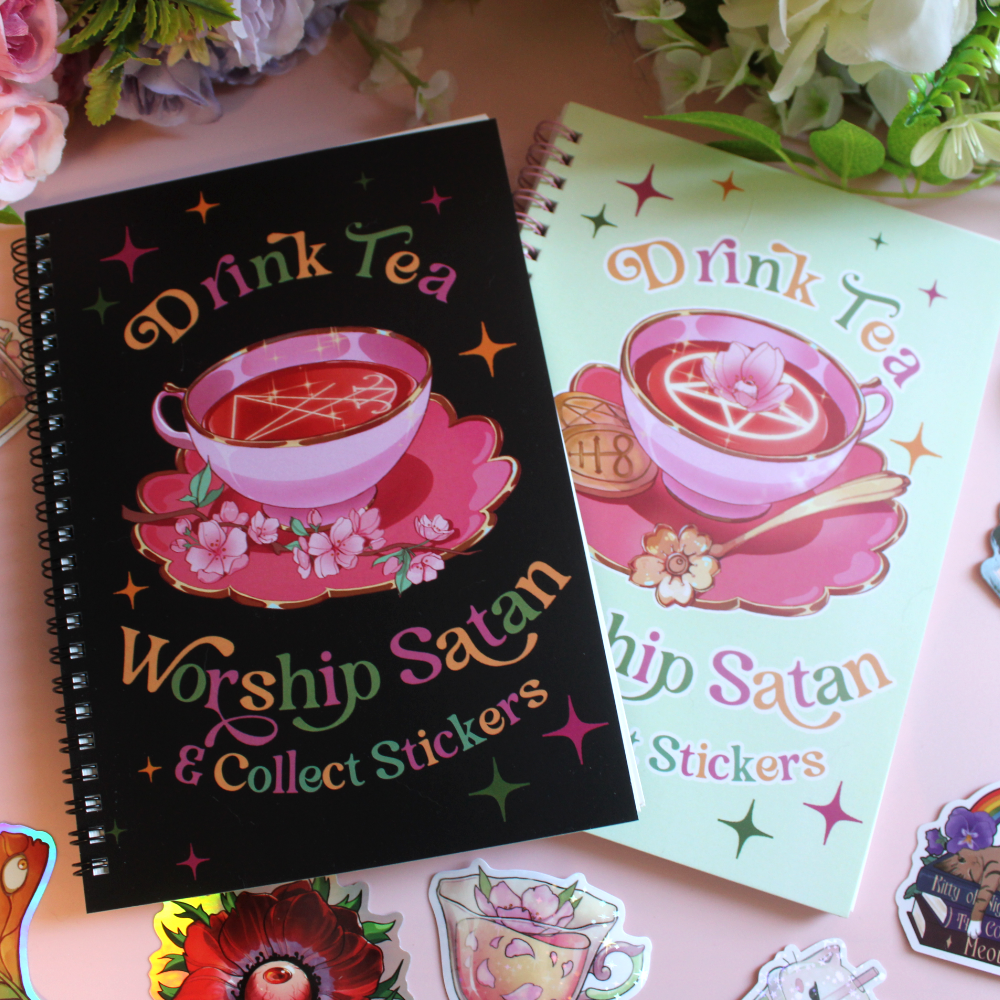Stickerbook: Black or Green