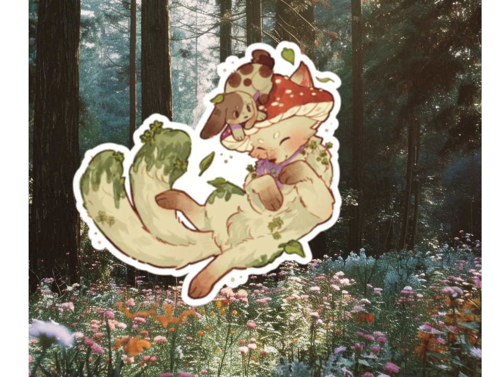 Clover sticker