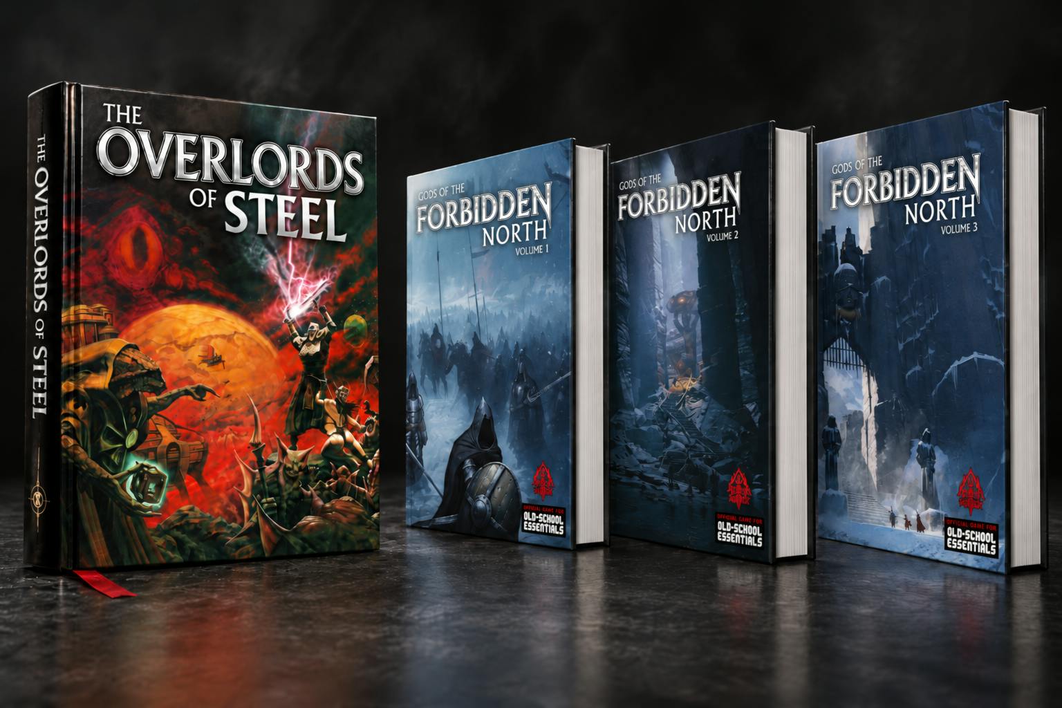 4-Book Hardcover Library Set