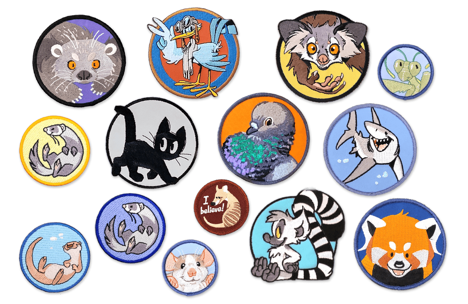 14 existing patch designs.