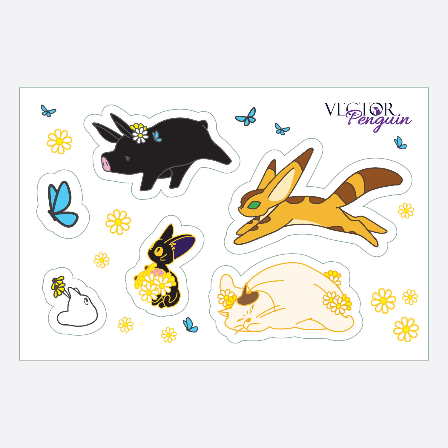 Sticker Sheet - Ghib Summer 4x6