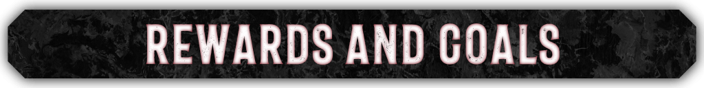 A banner reading: Rewards and Goals