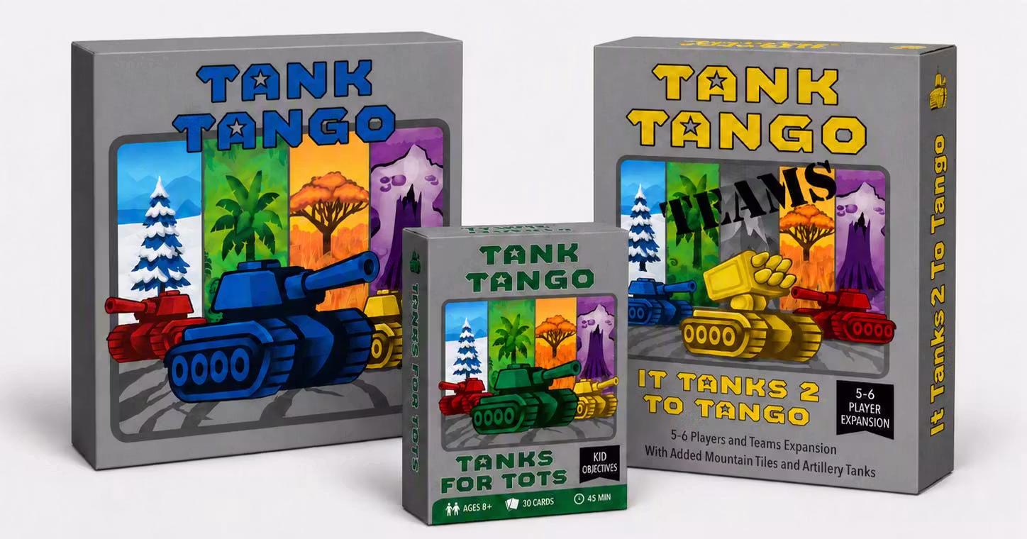 Tank Tango - A fast-paced tactical tank game for families, f