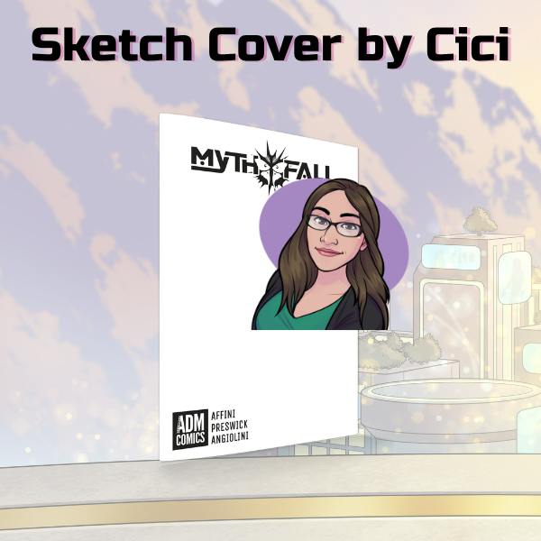 Mythfall #2 Sketch Cover - Drawn by Cici