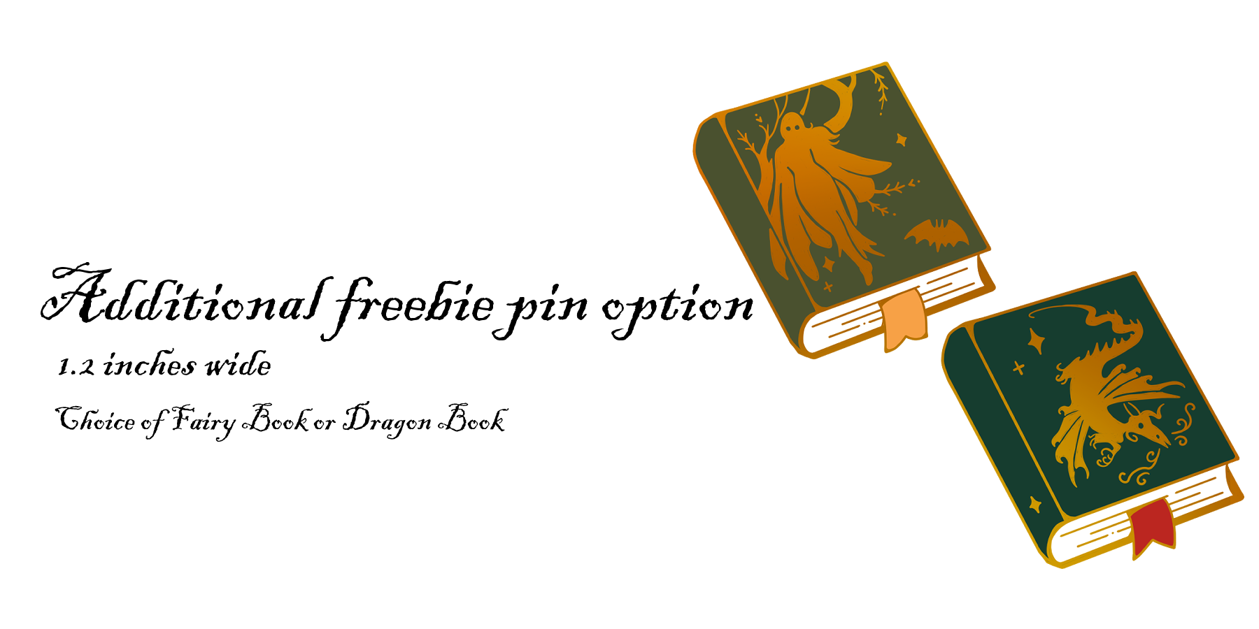 Dragon Book Mini Pin