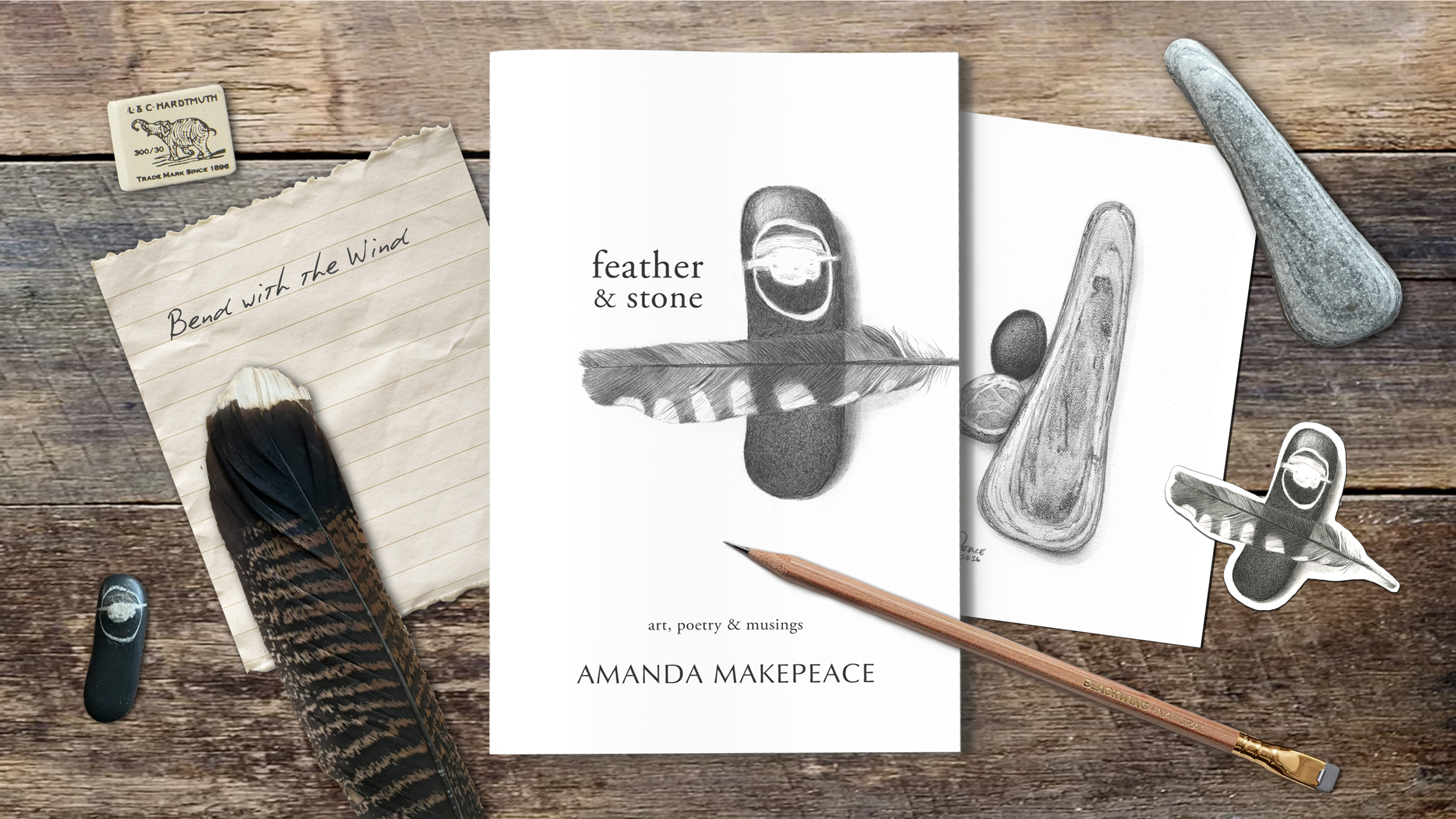 Feather & Stone: a Chapbook of Art, Poetry and Musings