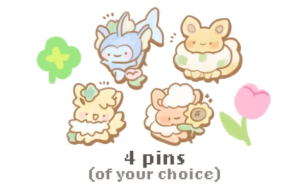✿ FOUR PINS ✿