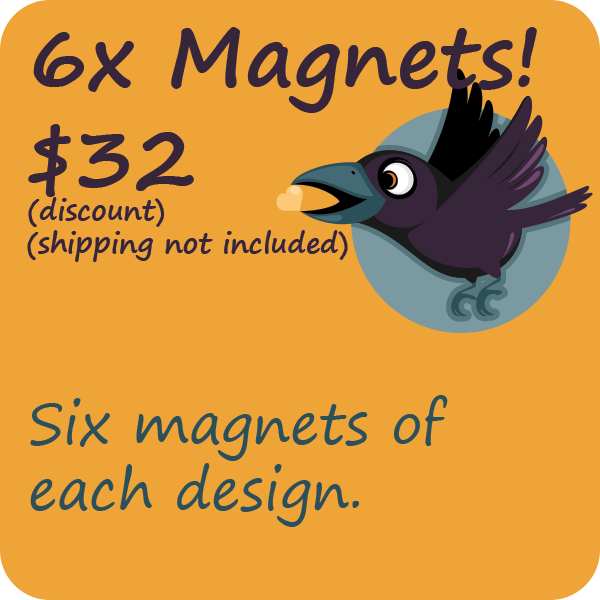 6 magnet packs