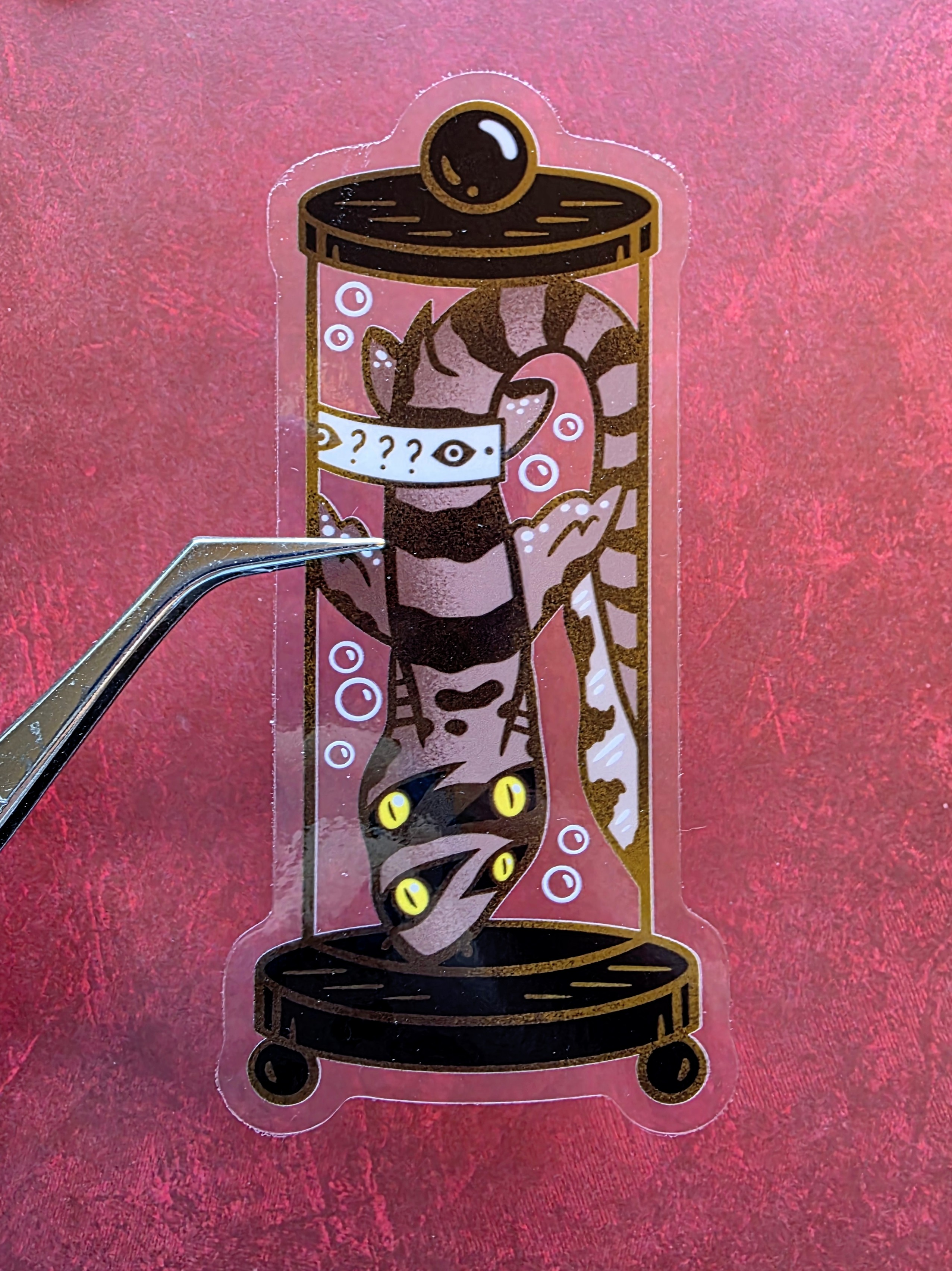 Strange Shark Specimen | 4 inch clear vinyl sticker