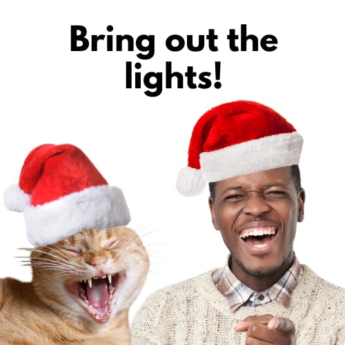 Heck, no! Bring on the lights!