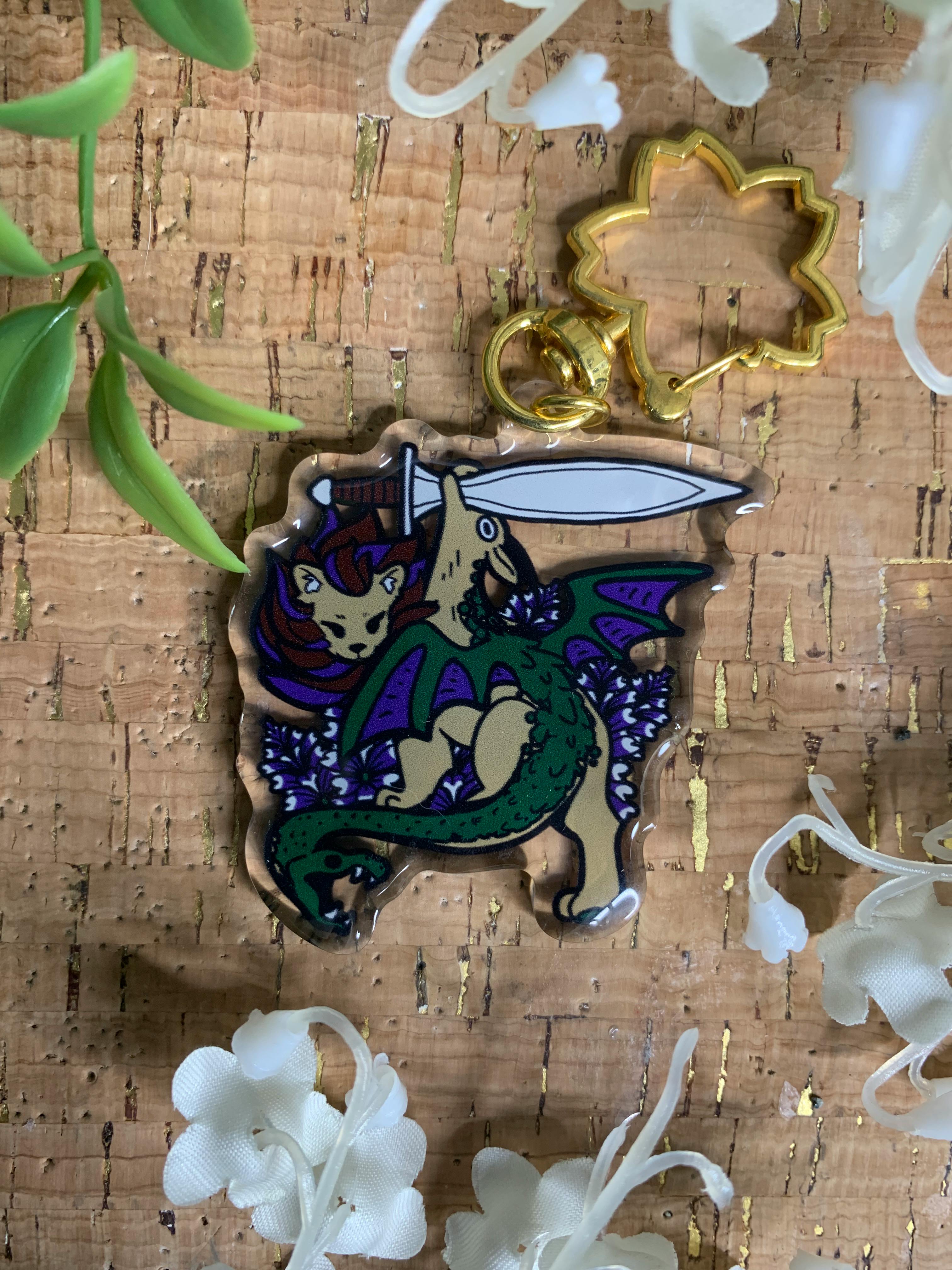 BBB Greece Acrylic Charm