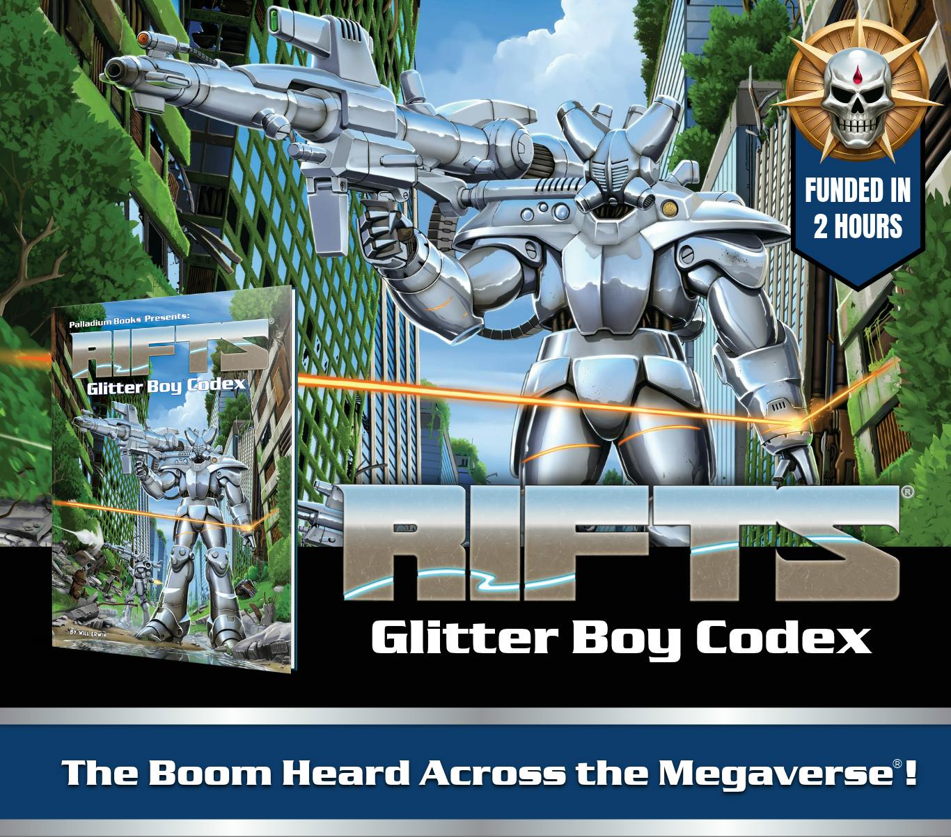 Rifts Glitter Boy Codex Project Update: 48 HOURS. TWO STRETCH GOALS ...