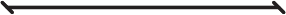 An horizontal line with angled vertical lines on either end like a fence of sorts. 
