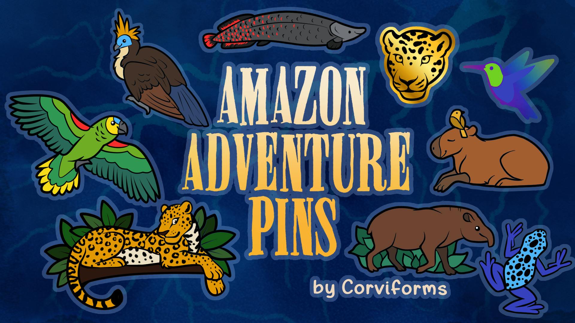 Amazon Adventure Pins