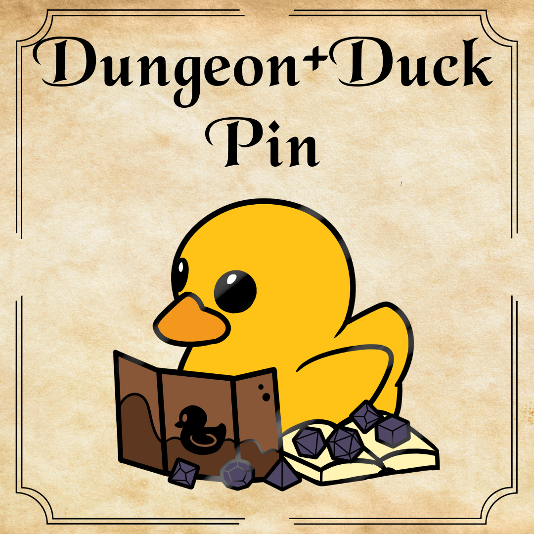 Dungeon and Ducks Enamel Pins
