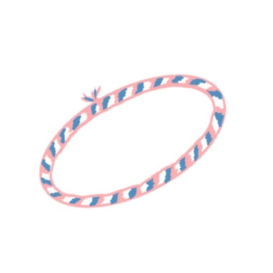 Character Bracelet - String or Rubber Band