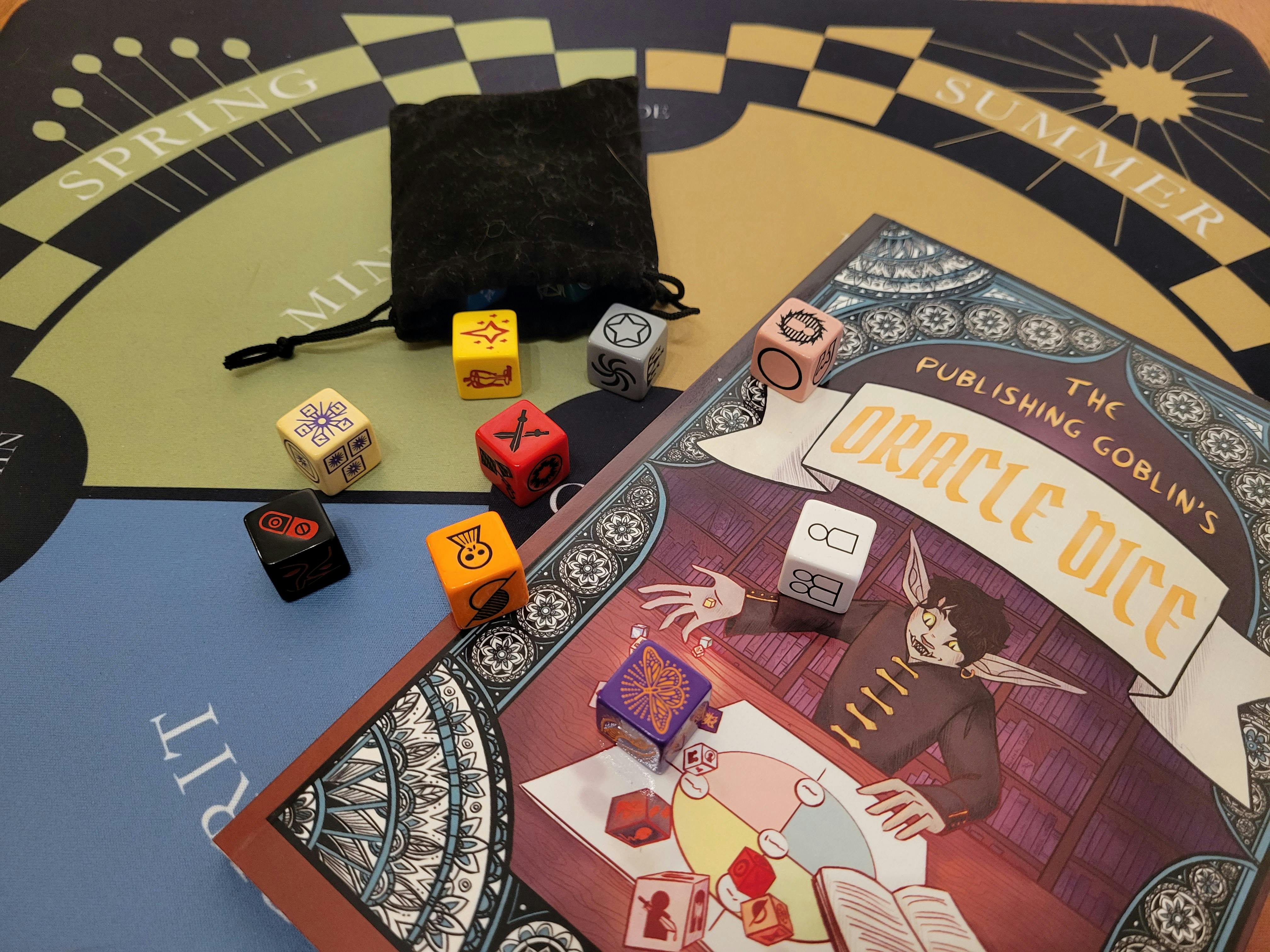 The Publishing Goblin's Oracle Dice