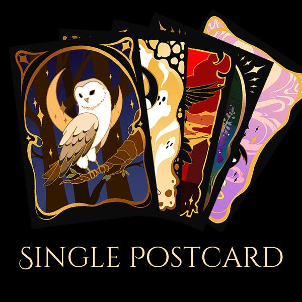 Gold Foil Postcard