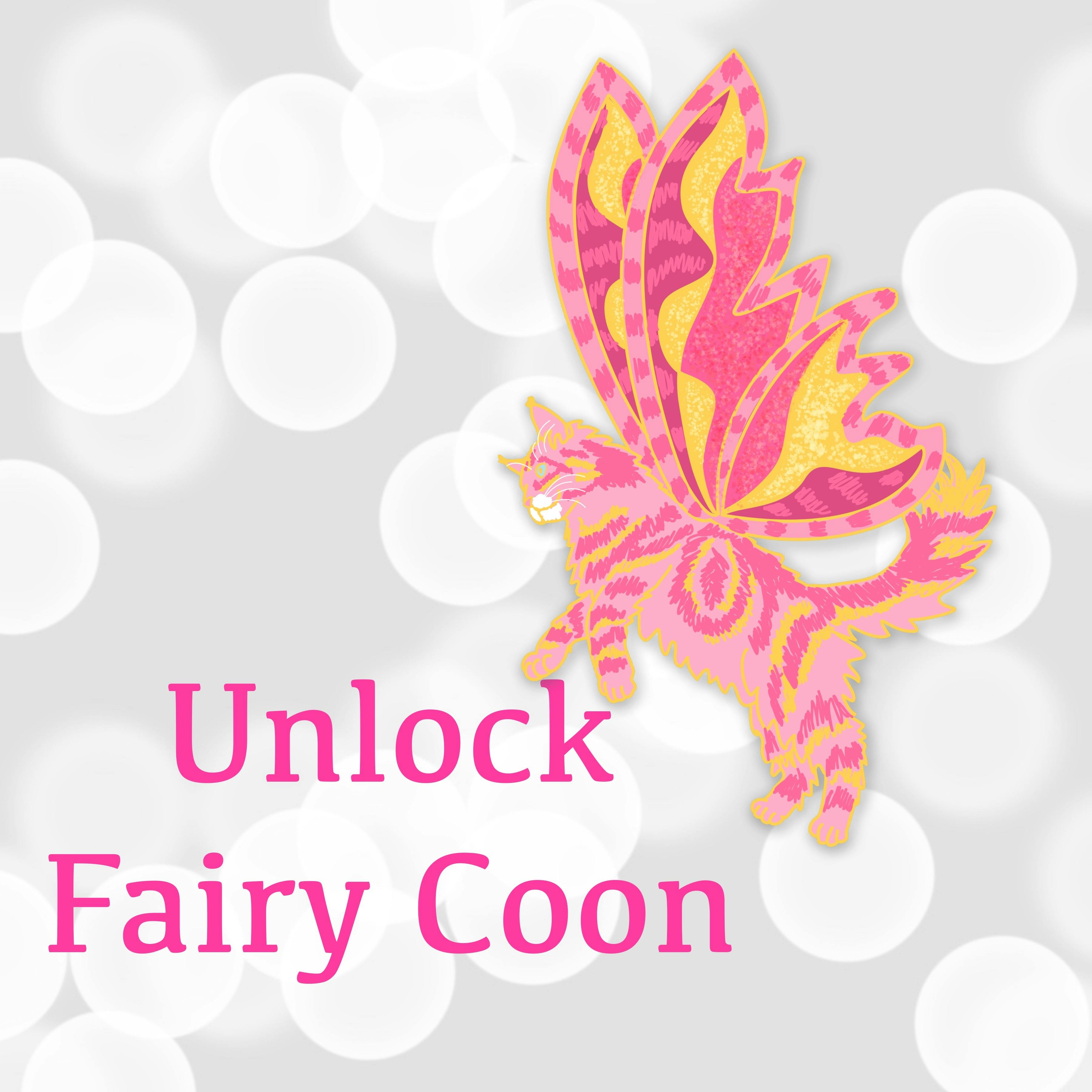 Fully back one design: Fairy Coon