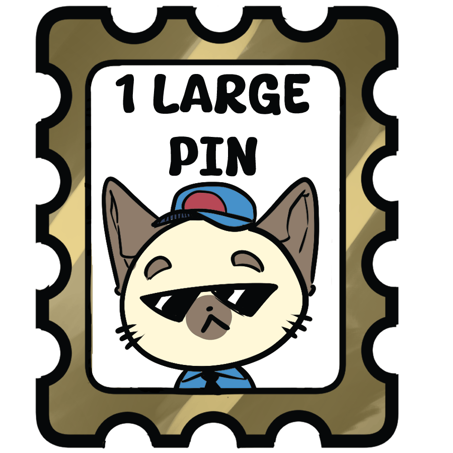 1 large pin