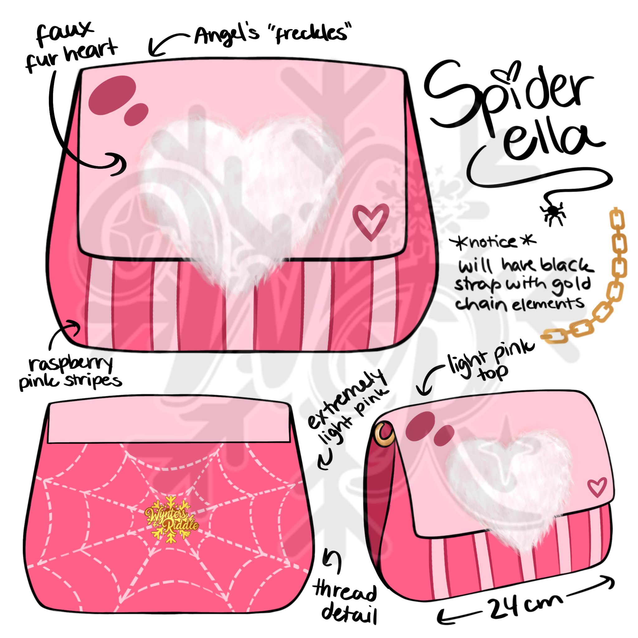 Add on Spiderella Purse