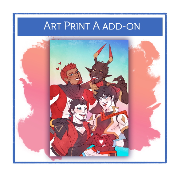 Art Print A: Men and Monsters