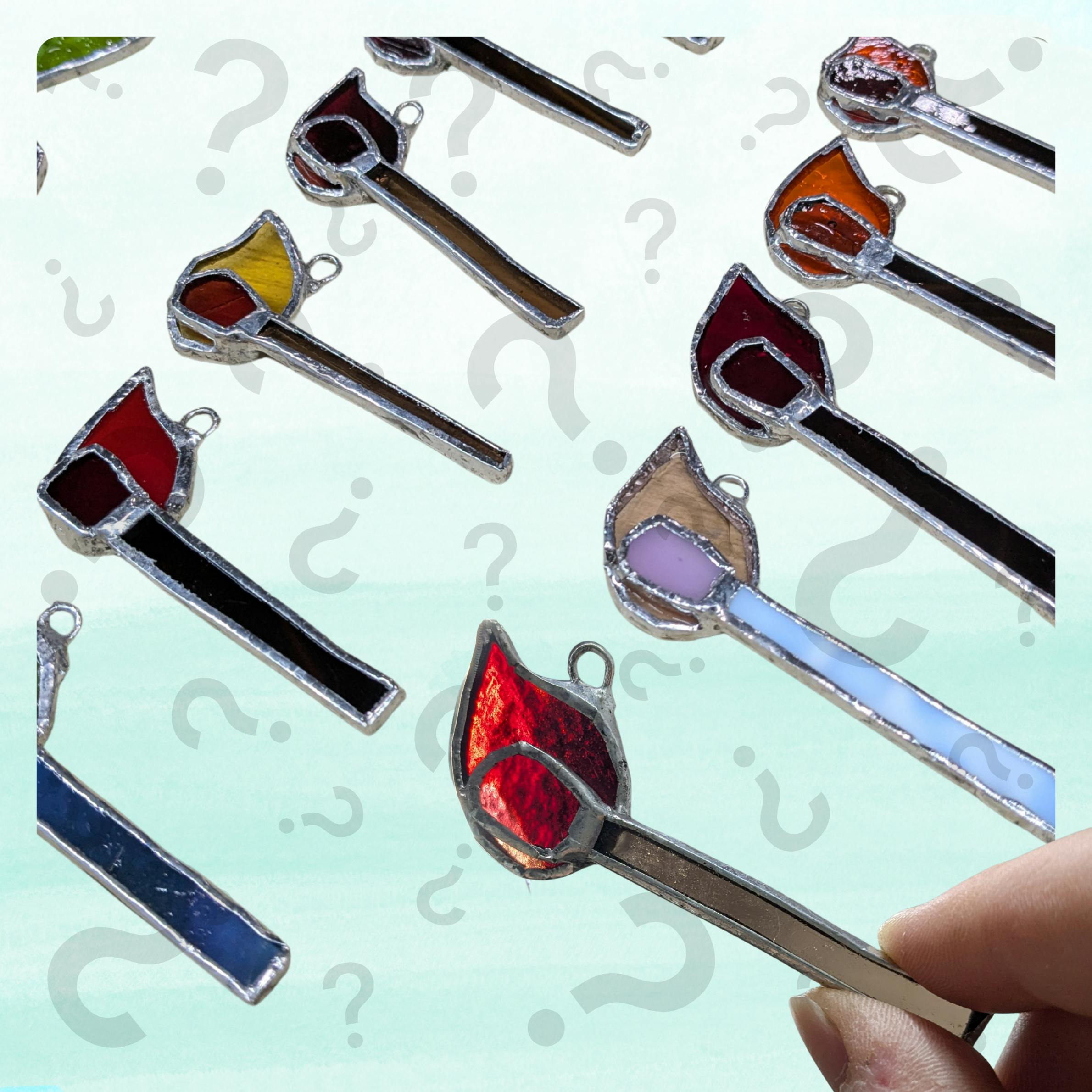 Random Matchstick Mini Suncatcher