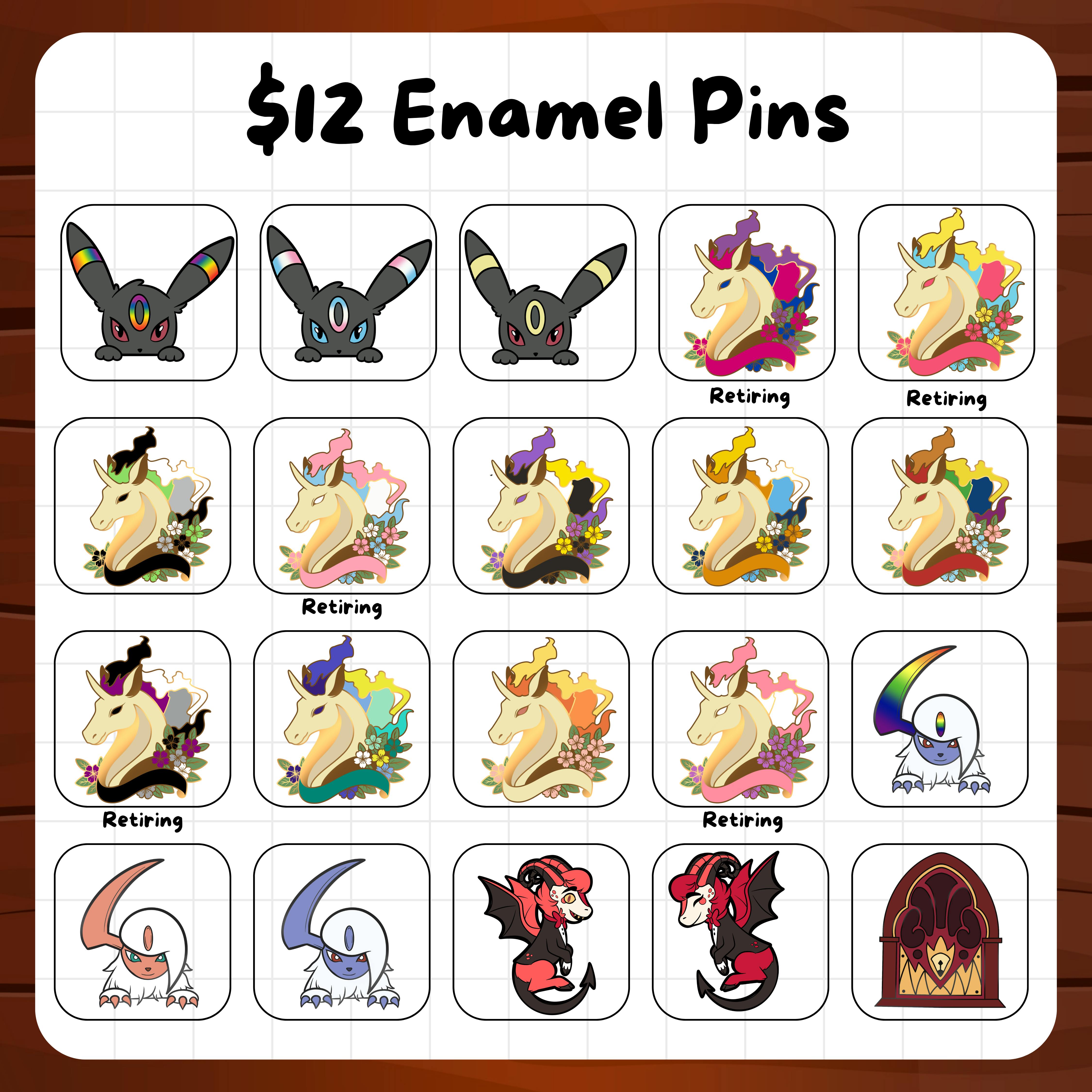 $12 Enamel Pin
