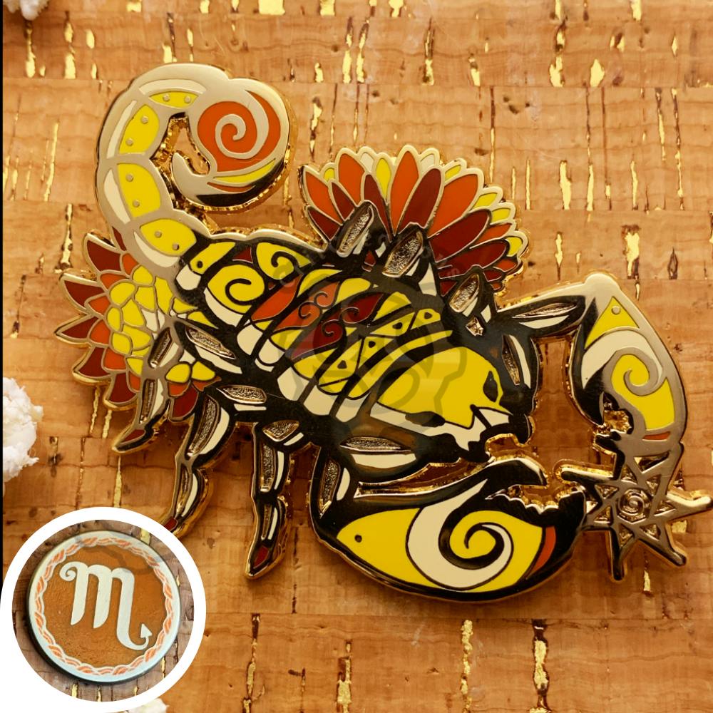 Celestial Coronation: Zodiac Nov Citrine Scorpio Set