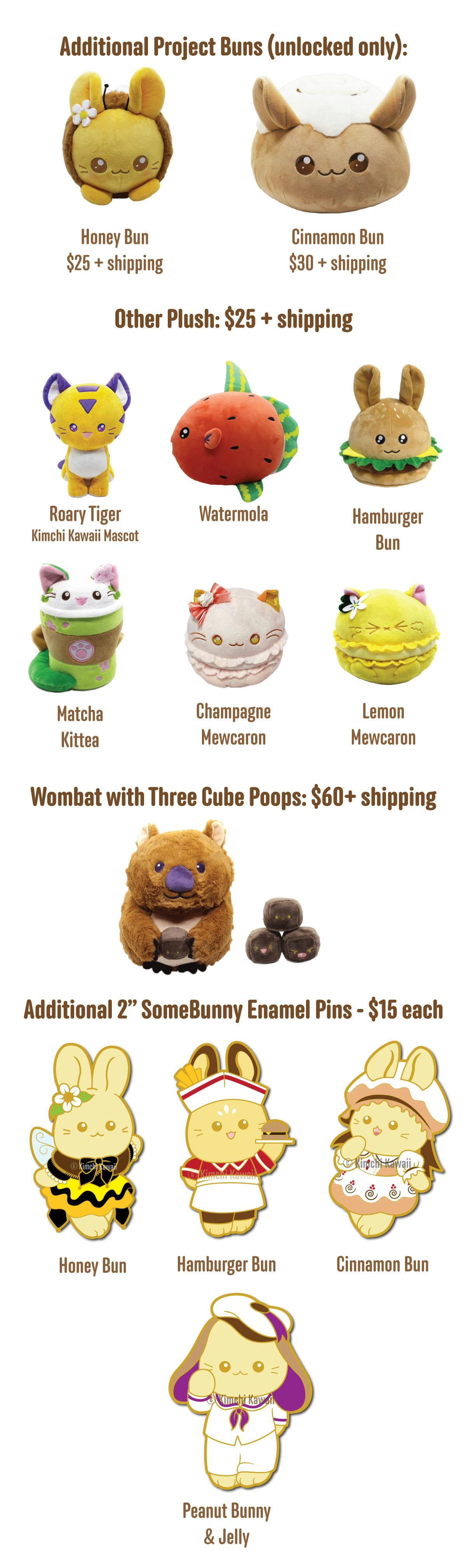 Honey Bun and Friends: Cute Bunny Pun Plush - BackerKit