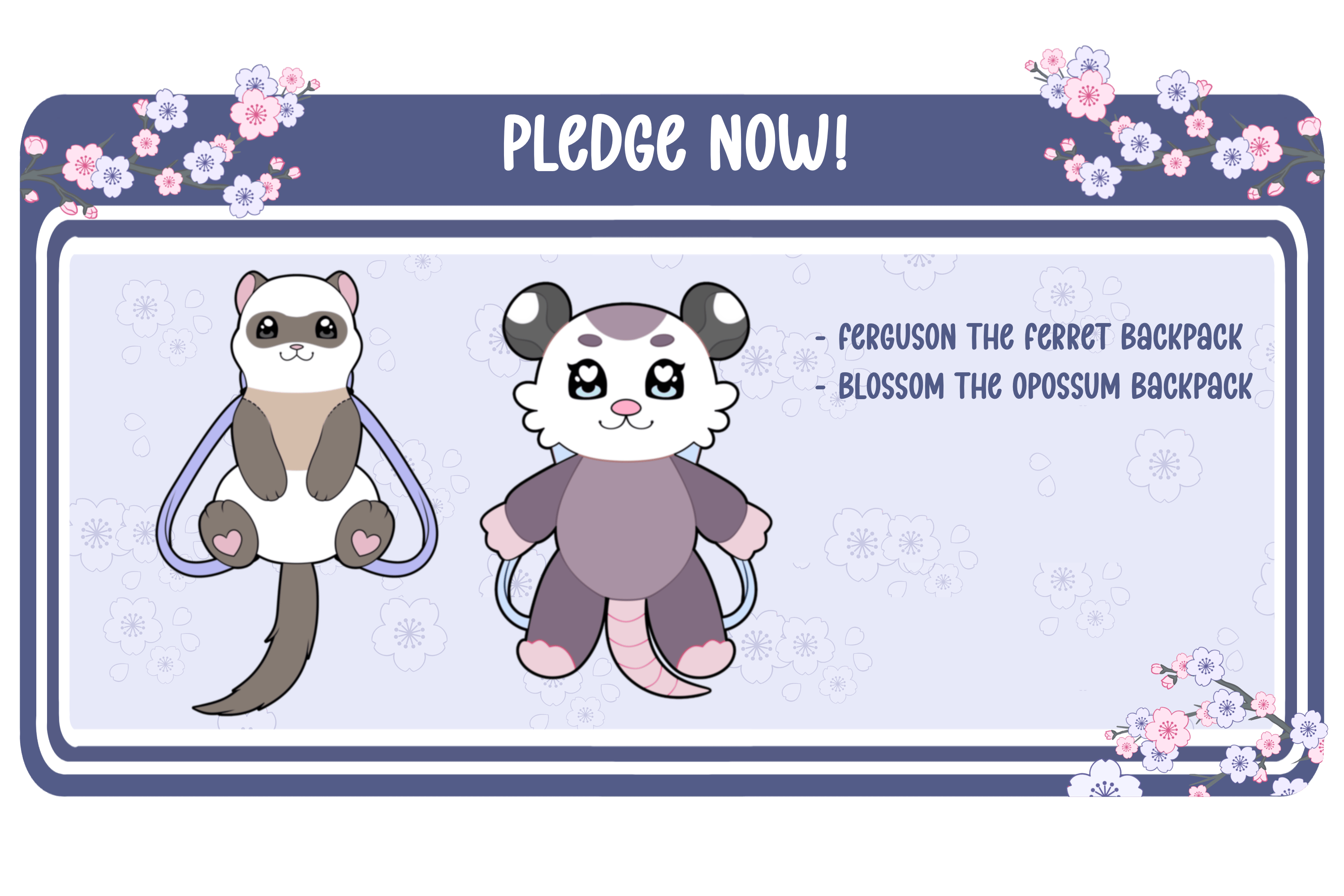 🐾 Early Bird - Two Lil'Stinkers Plush Backpacks