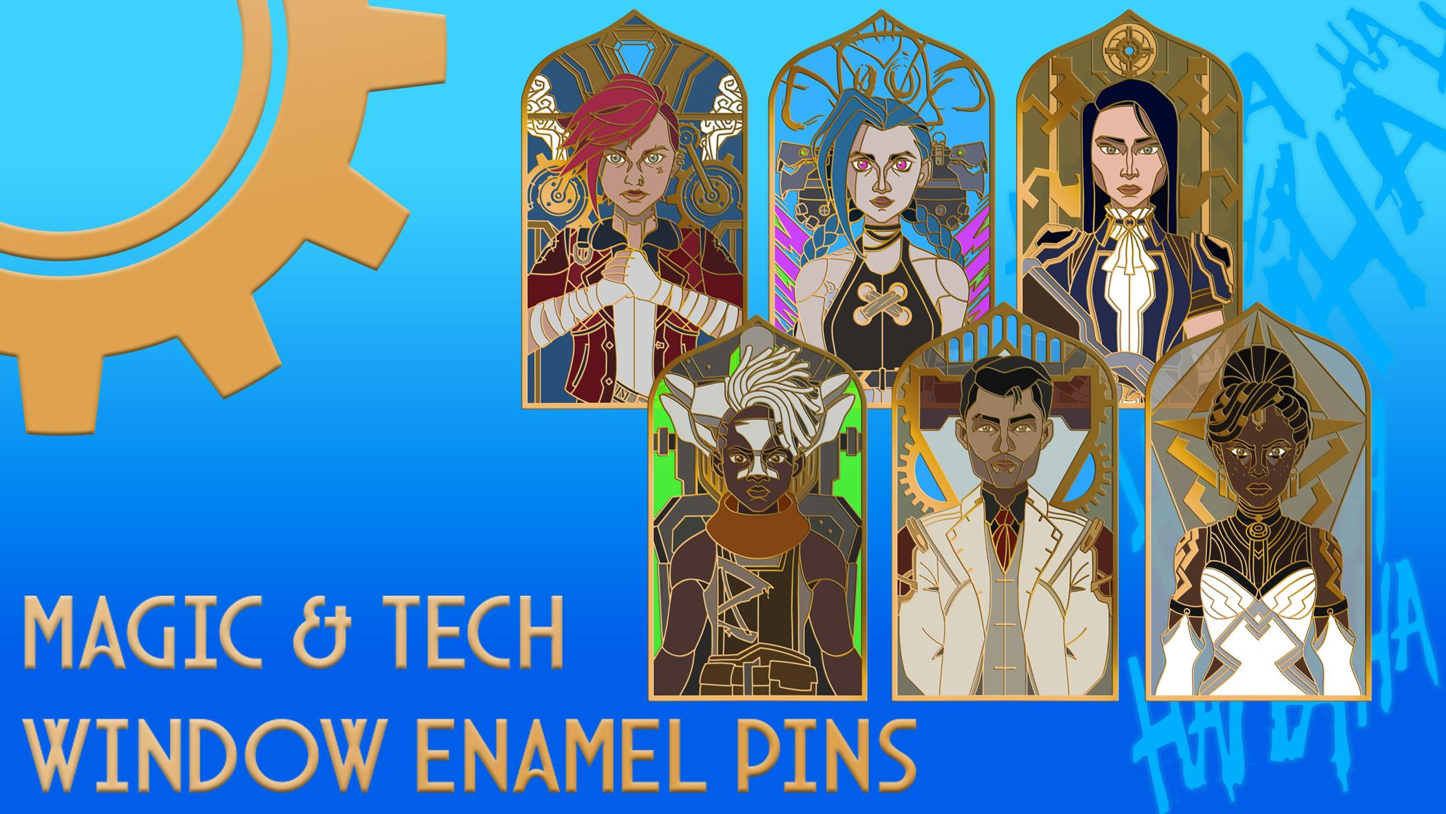 Magic and Tech Window Pins