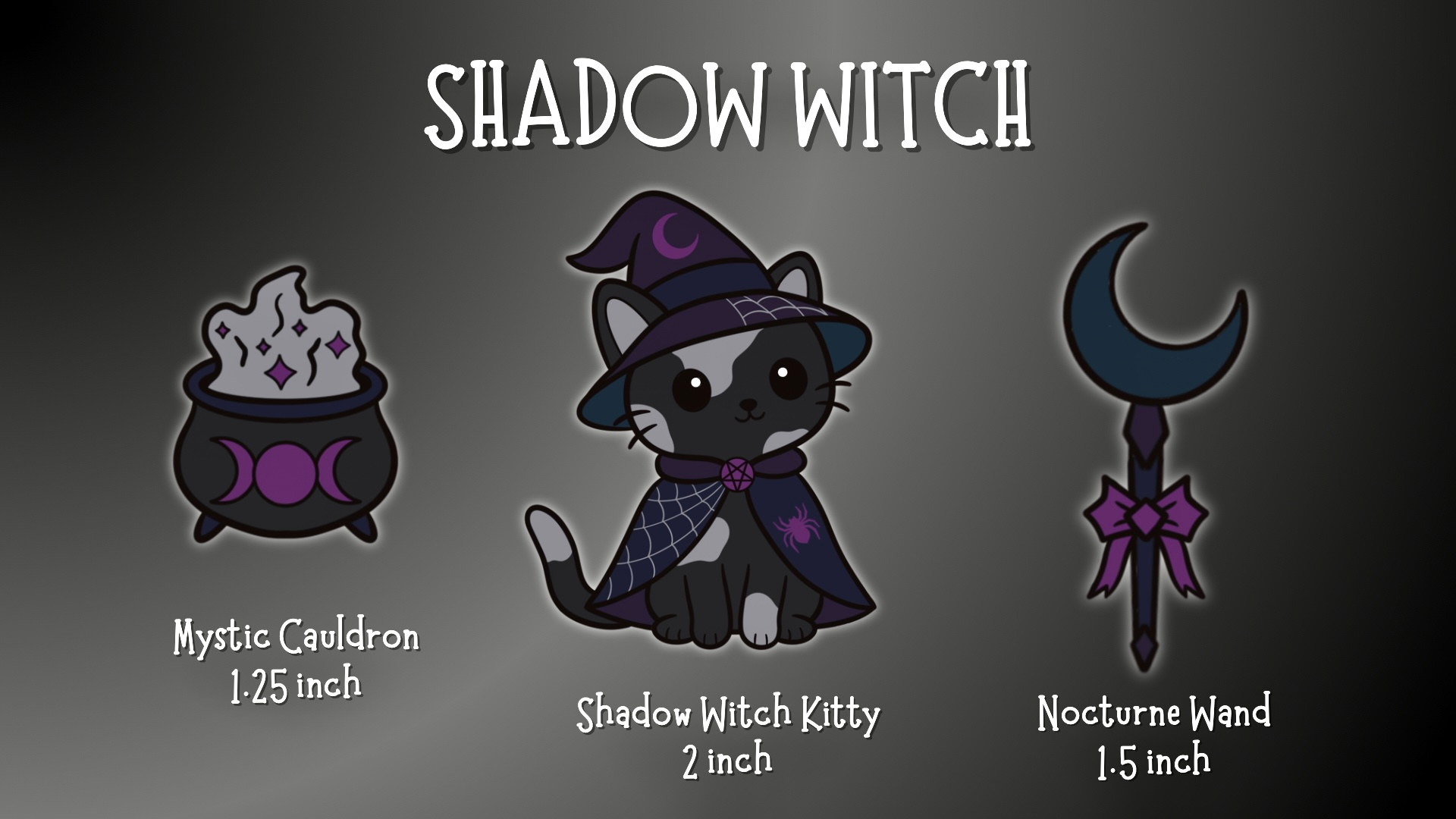 Shadow Witch Pin Set