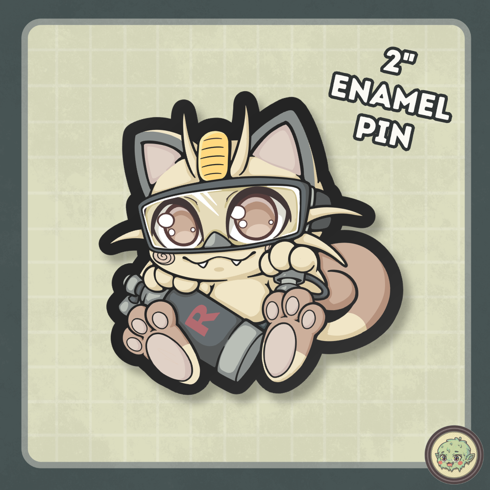 1x 2 Inch Enamel Pin