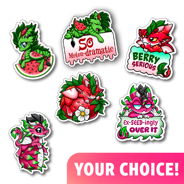 Single Die Cut Sticker (YOUR CHOICE)