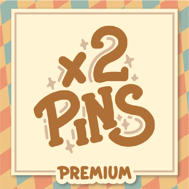 2 Premium Pins