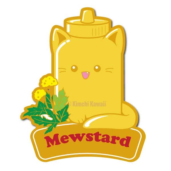 Mewstard 2" Pin