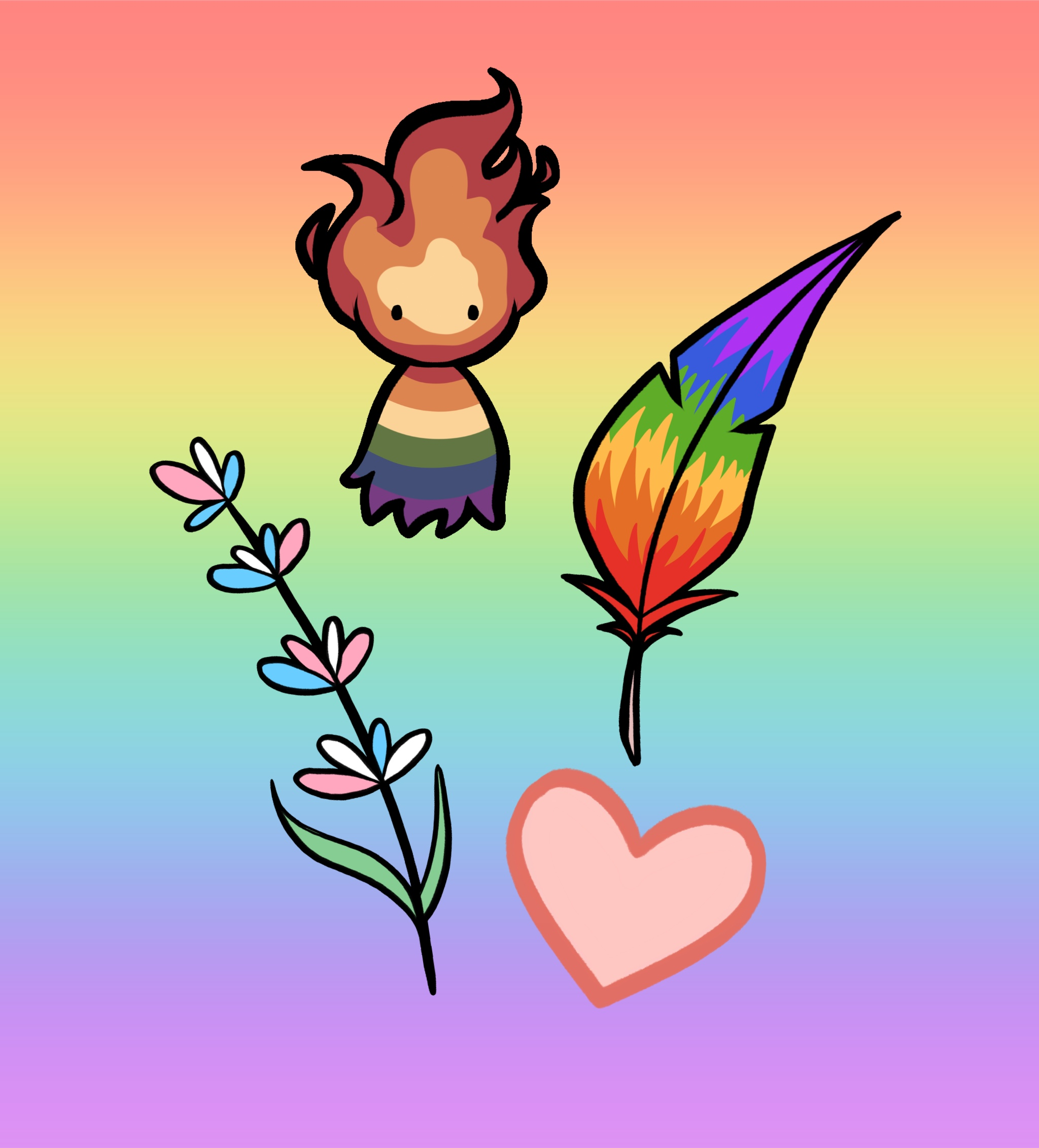 Mythical Pride Mini Pin