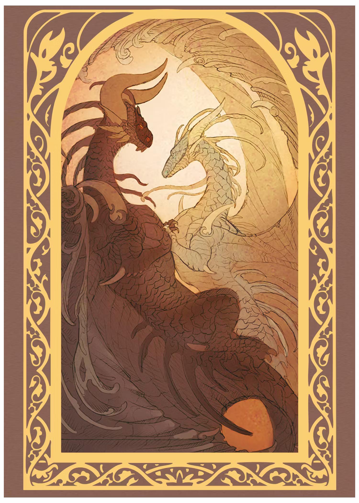 The Lovers Archival mini print